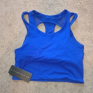 Strong Physiquez Cobalt Crop Tank